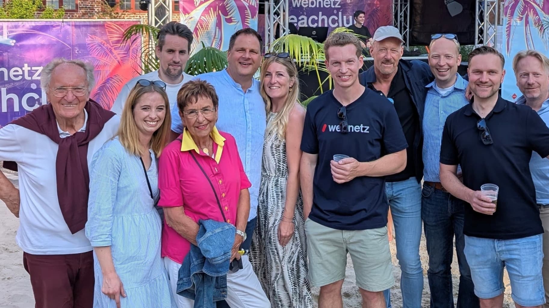Come Together beim Lüneburger Stadtfest im webnetz Beachclub